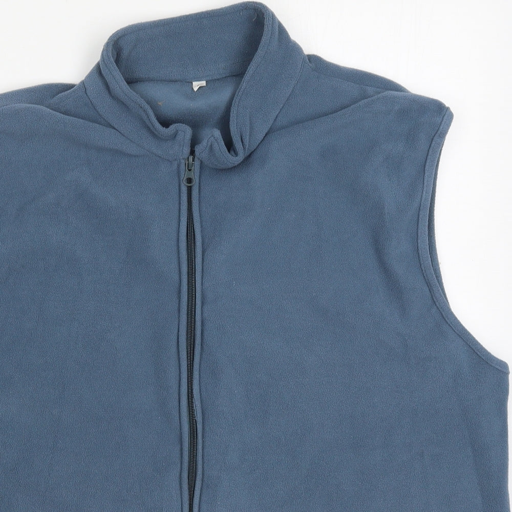 Preworn Mens Blue   Gilet Jacket Size XL  Zip
