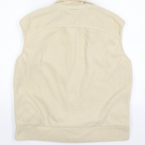 Preworn Womens Beige   Gilet Jacket Size XL  Zip