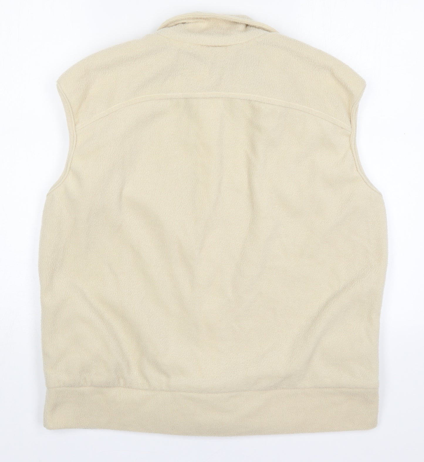 Preworn Womens Beige   Gilet Jacket Size XL  Zip