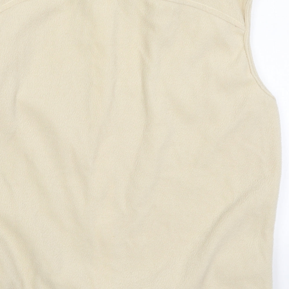 Preworn Womens Beige   Gilet Jacket Size XL  Zip