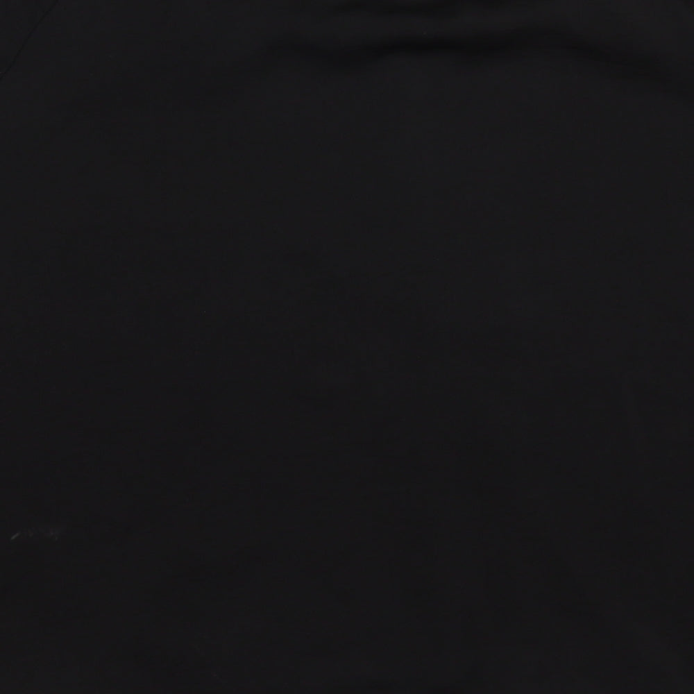 Julien Macdonald Womens Black  Polyester Basic Blouse Size 14 Round Neck