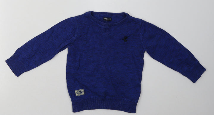 NEXT Boys Blue  Coir Pullover Sweatshirt Size 3 Years  Pullover