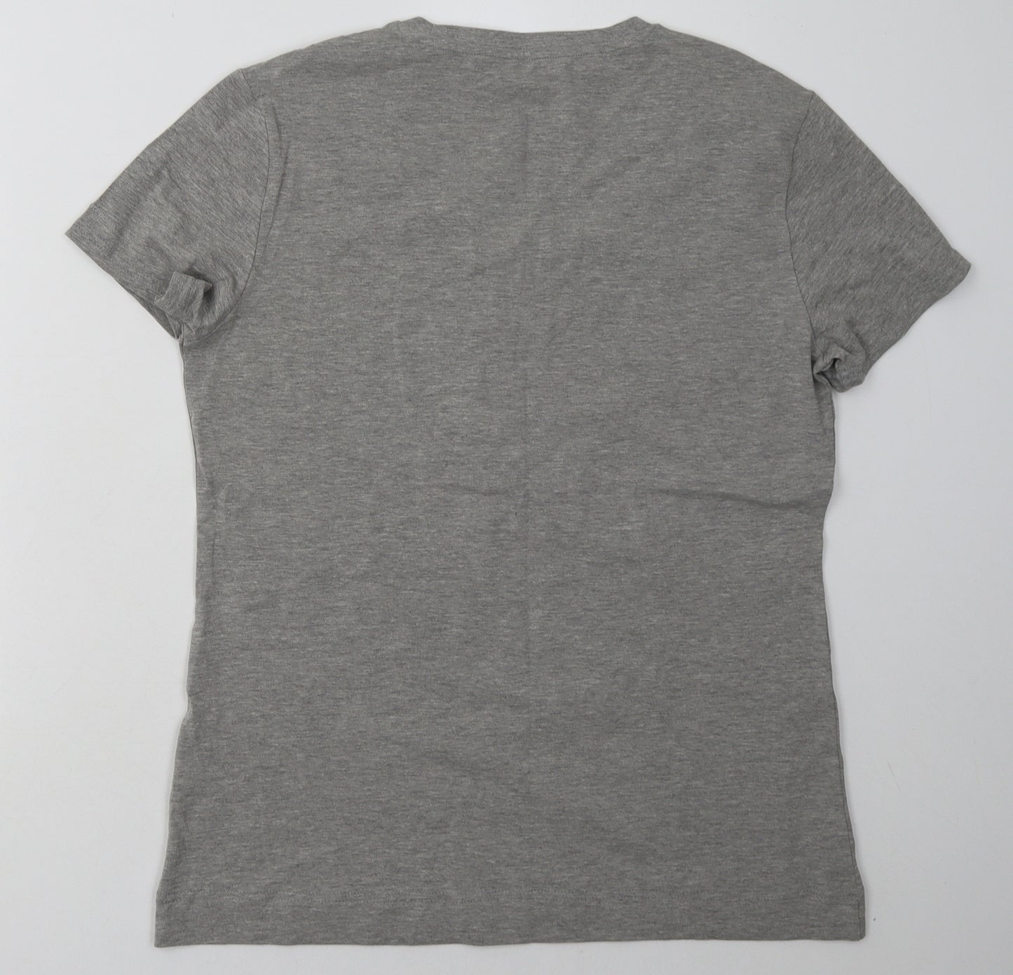 engelbert strauss Womens Grey  Cotton Basic T-Shirt Size L Crew Neck