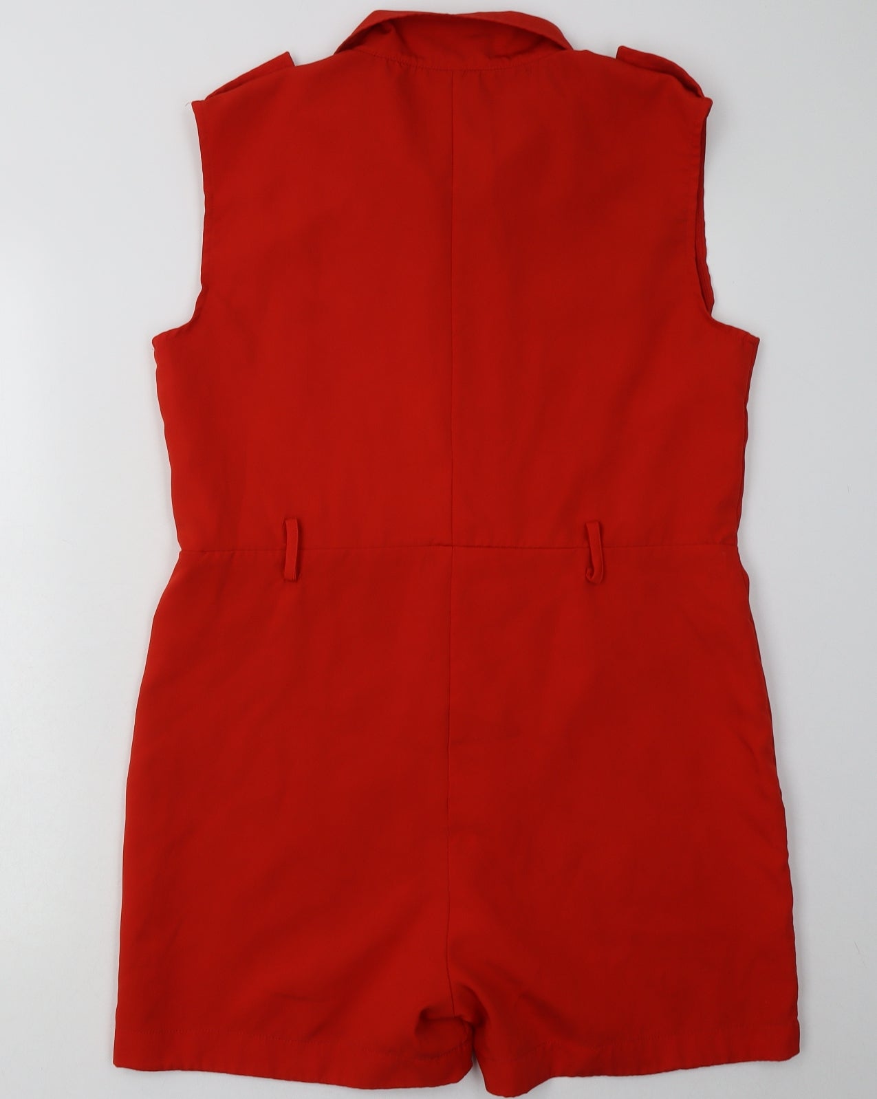 Cameo Rose Womens Red  Polyester Playsuit One-Piece Size 14  Button