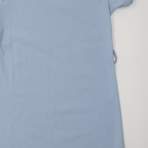 Boohoo Womens Blue  Polyester A-Line  Size 14  Crew Neck Pullover