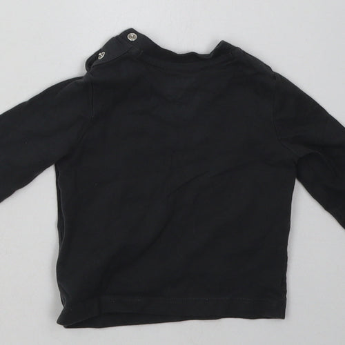 F&F Boys Grey  Cotton Basic Casual Size 0-3 Months Crew Neck Pullover - go for it tiger