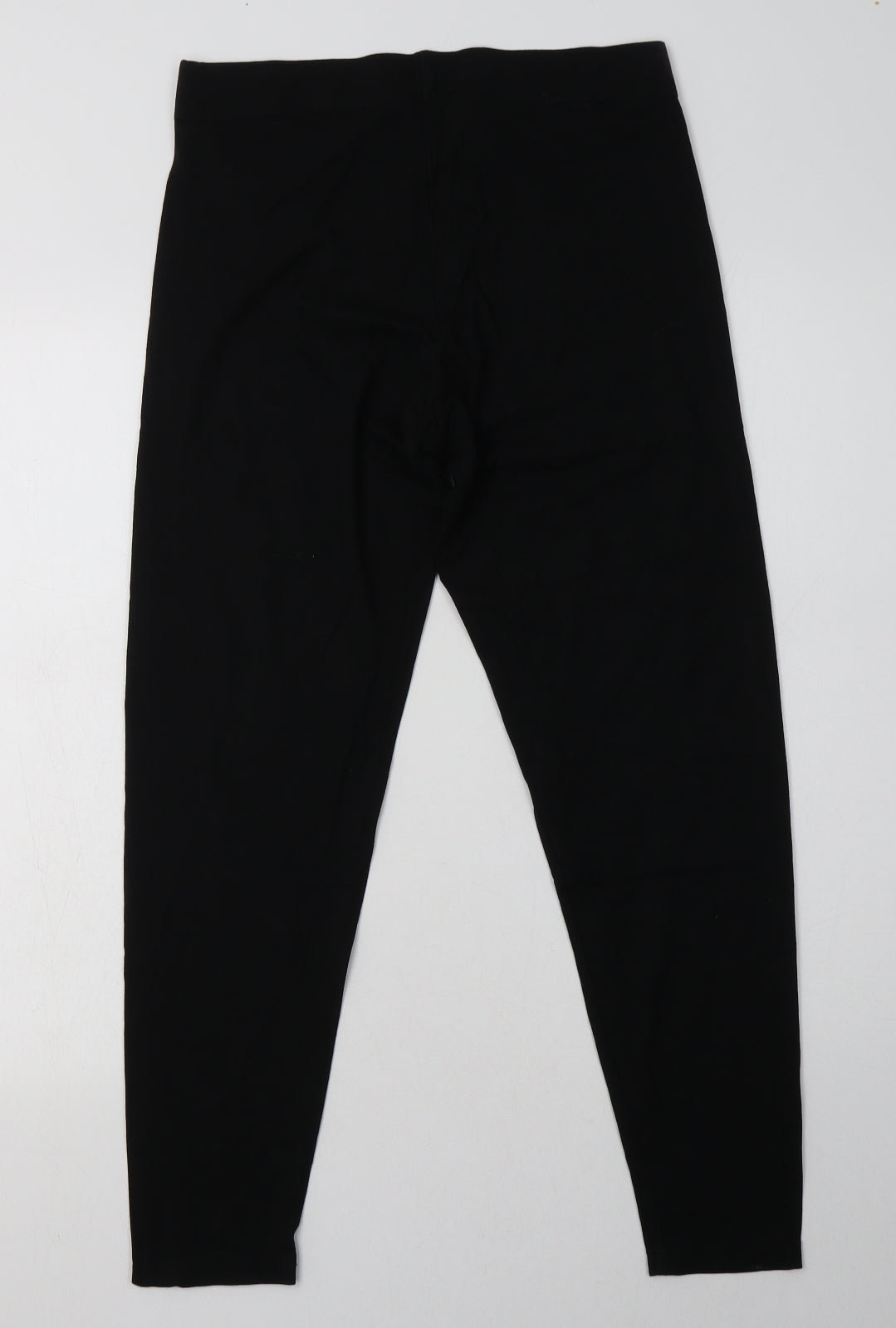sainsburys Womens Black  Cotton Capri Leggings Size 16 L30 in
