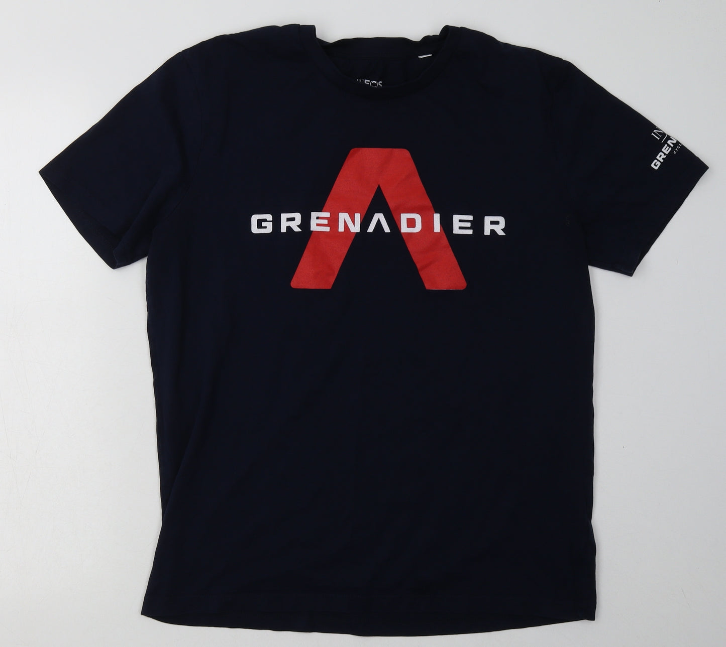 Grenadier Mens Blue  Cotton  T-Shirt Size L Crew Neck