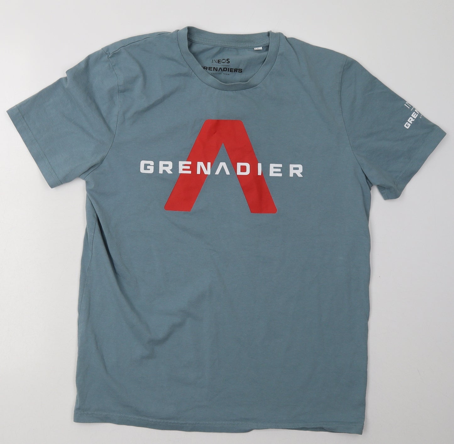 Grenadier Mens Blue  Cotton  T-Shirt Size L Crew Neck
