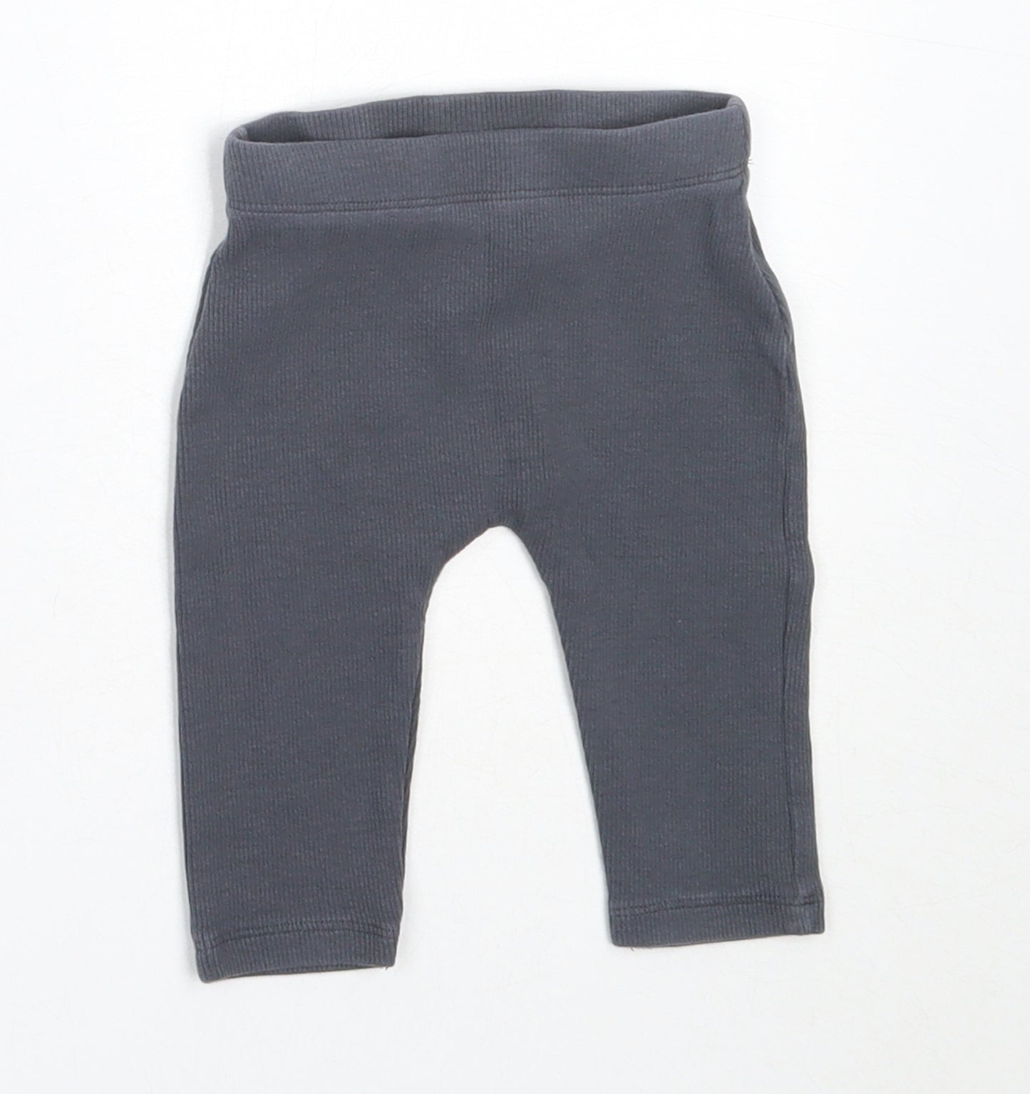 George Girls Grey  Cotton Capri Leggings Size 3-6 Months