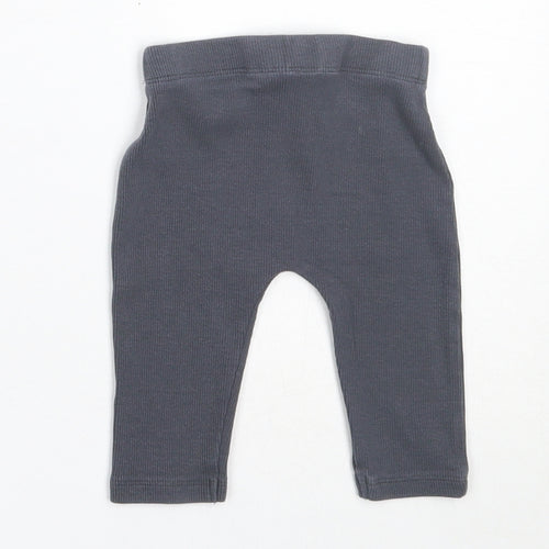 George Girls Grey  Cotton Capri Leggings Size 3-6 Months