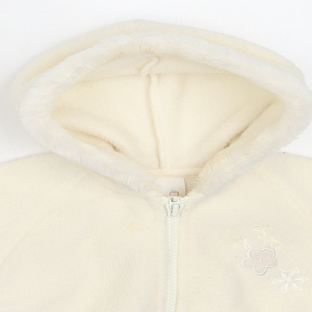 Adams Girls Ivory   Jacket  Size 6-9 Months