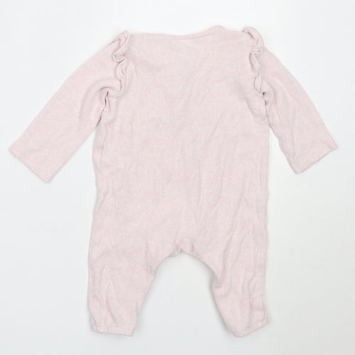 F&F Baby Pink  Viscose Babygrow One-Piece Size 3-6 Months
