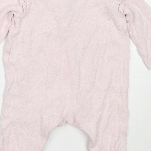 F&F Baby Pink  Viscose Babygrow One-Piece Size 3-6 Months