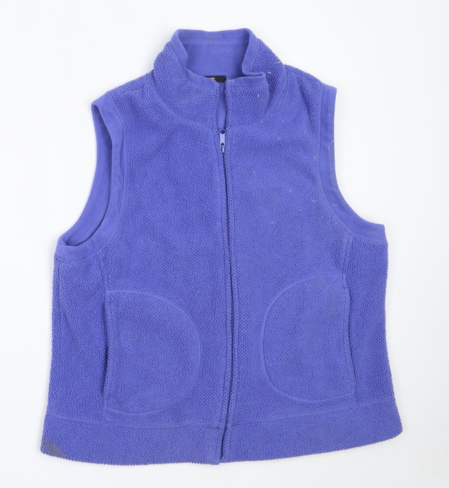 George Womens Blue   Gilet Coat Size 20