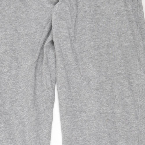 Essential Apparel Womens Grey  Cotton Jogger Trousers Size M L29.5 in Regular