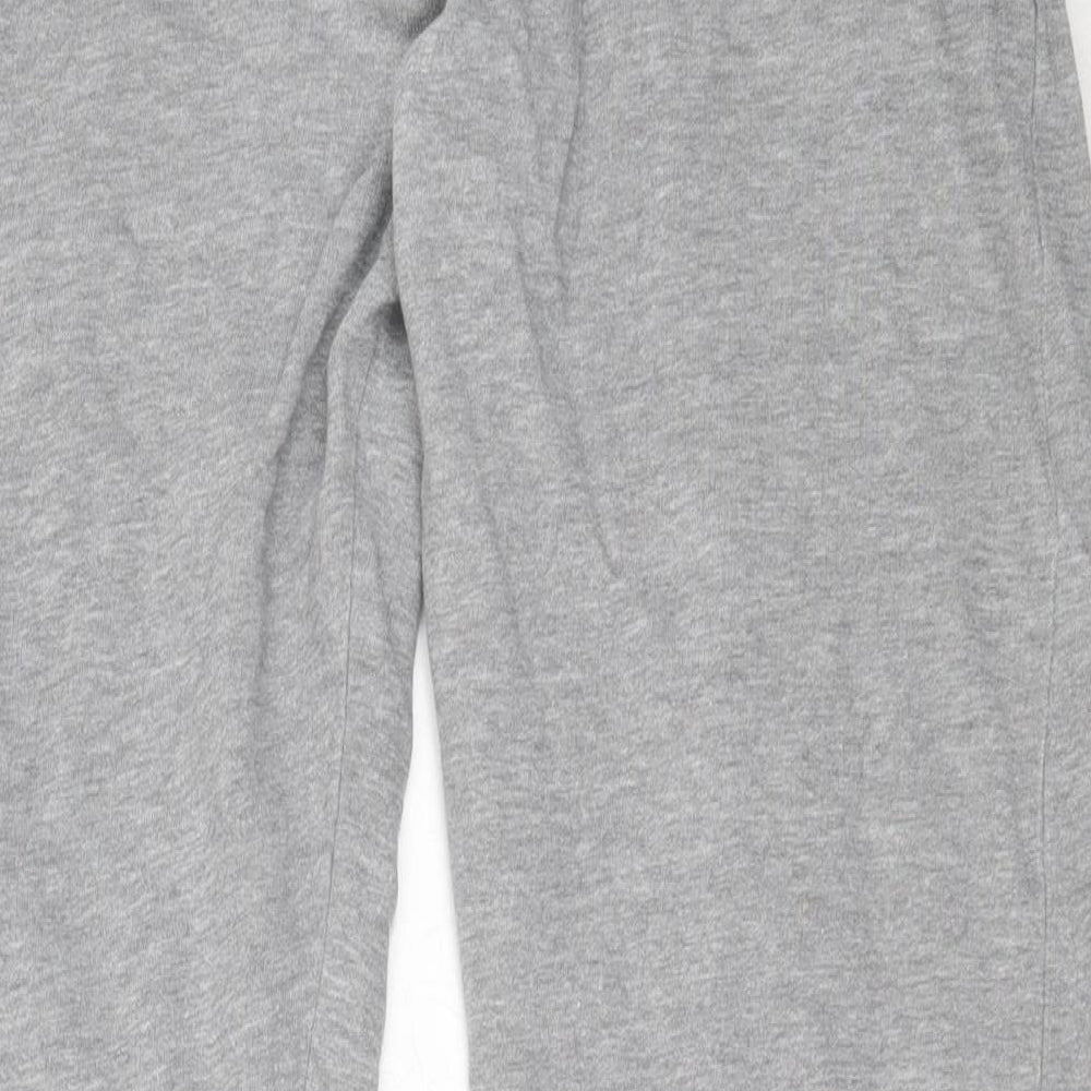 Essential Apparel Womens Grey  Cotton Jogger Trousers Size M L29.5 in Regular