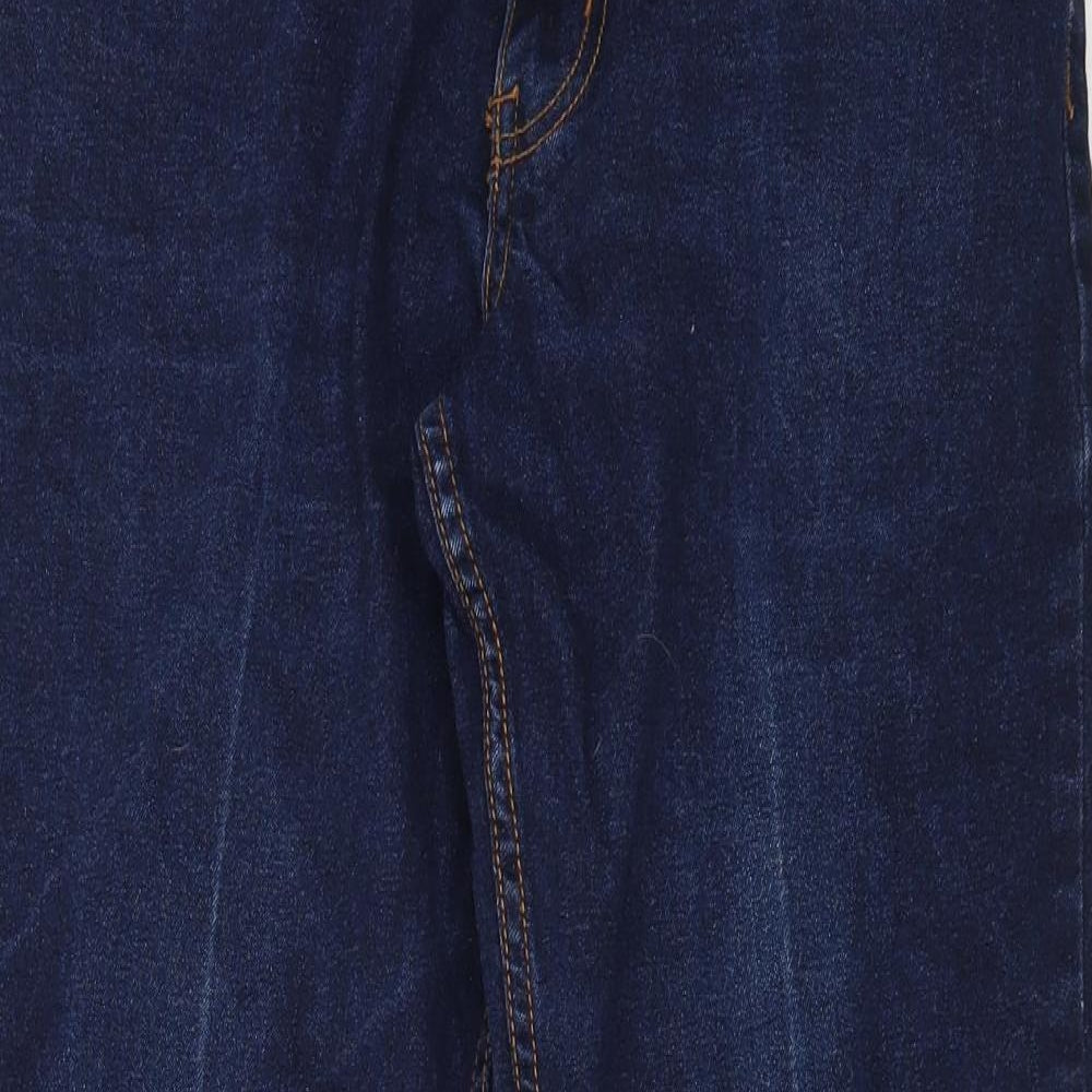Cotton Traders Mens Blue  Cotton Straight Jeans Size 34 in L29 in Regular