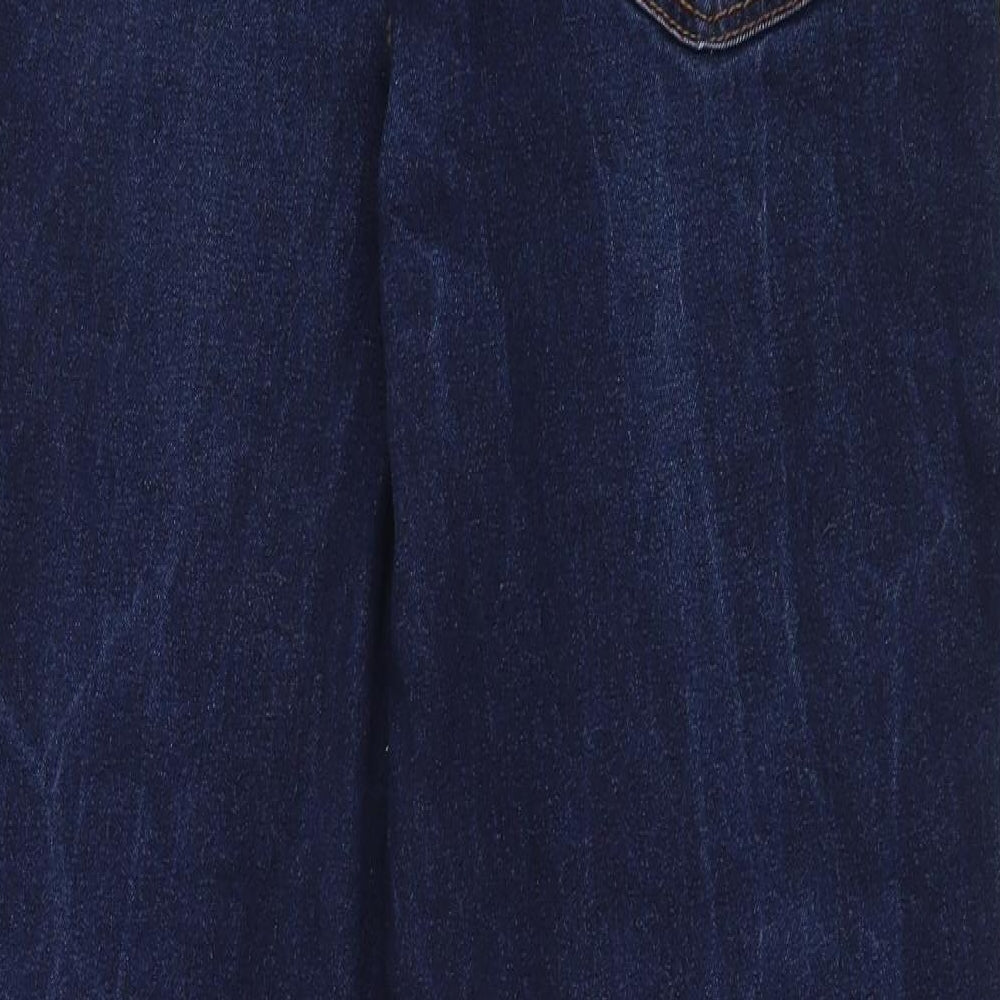 Cotton Traders Mens Blue  Cotton Straight Jeans Size 34 in L29 in Regular