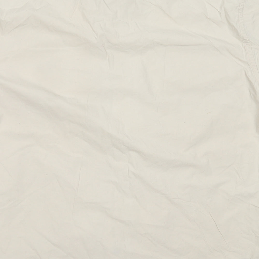 Armando Mens Beige  Cotton  Button-Up Size L Collared