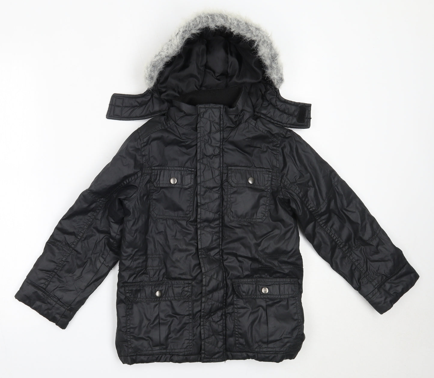 Cherokee Boys Black   Basic Coat Coat Size 7-8 Years