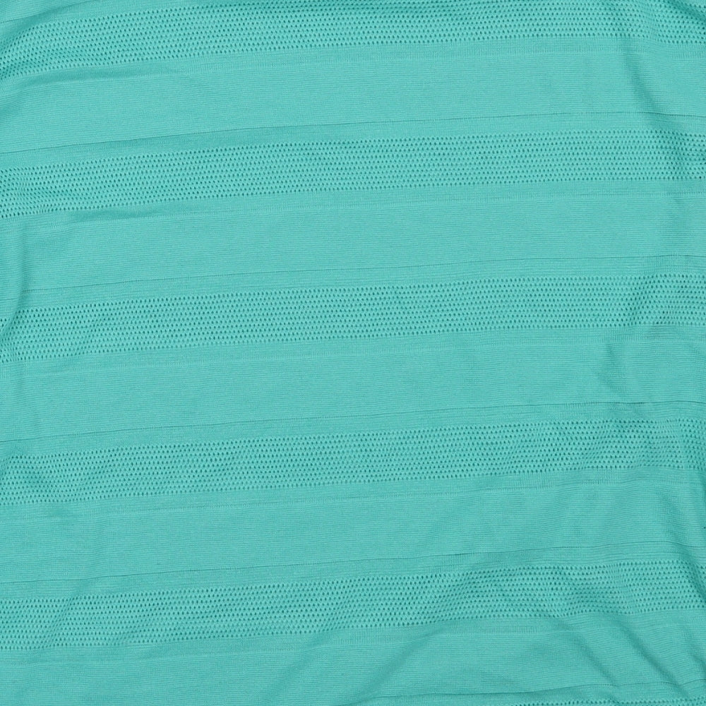 NEXT Womens Blue Round Neck  Polyester Pullover Jumper Size 12