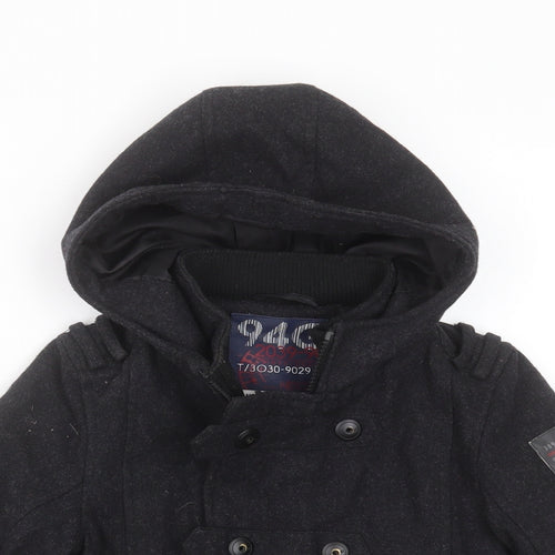 94G Boys Grey   Jacket Coat Size 3 Years  Zip