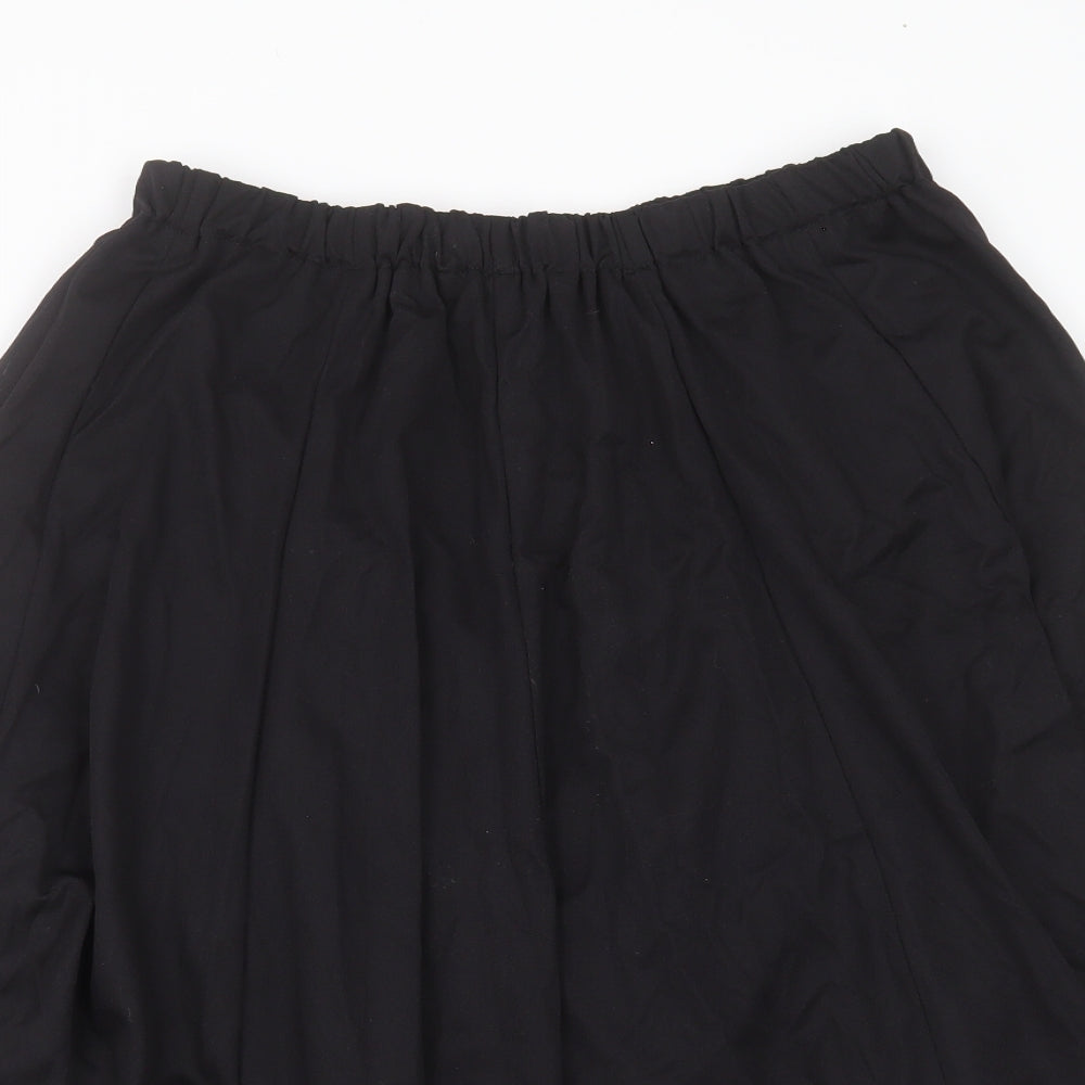 Damart Womens Black  Polyester A-Line Skirt Size 18