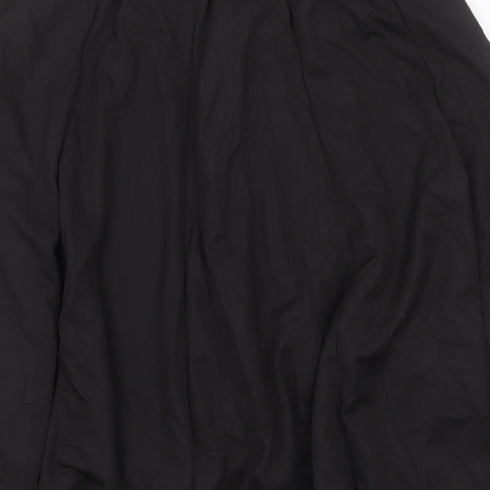 Damart Womens Black  Polyester A-Line Skirt Size 18