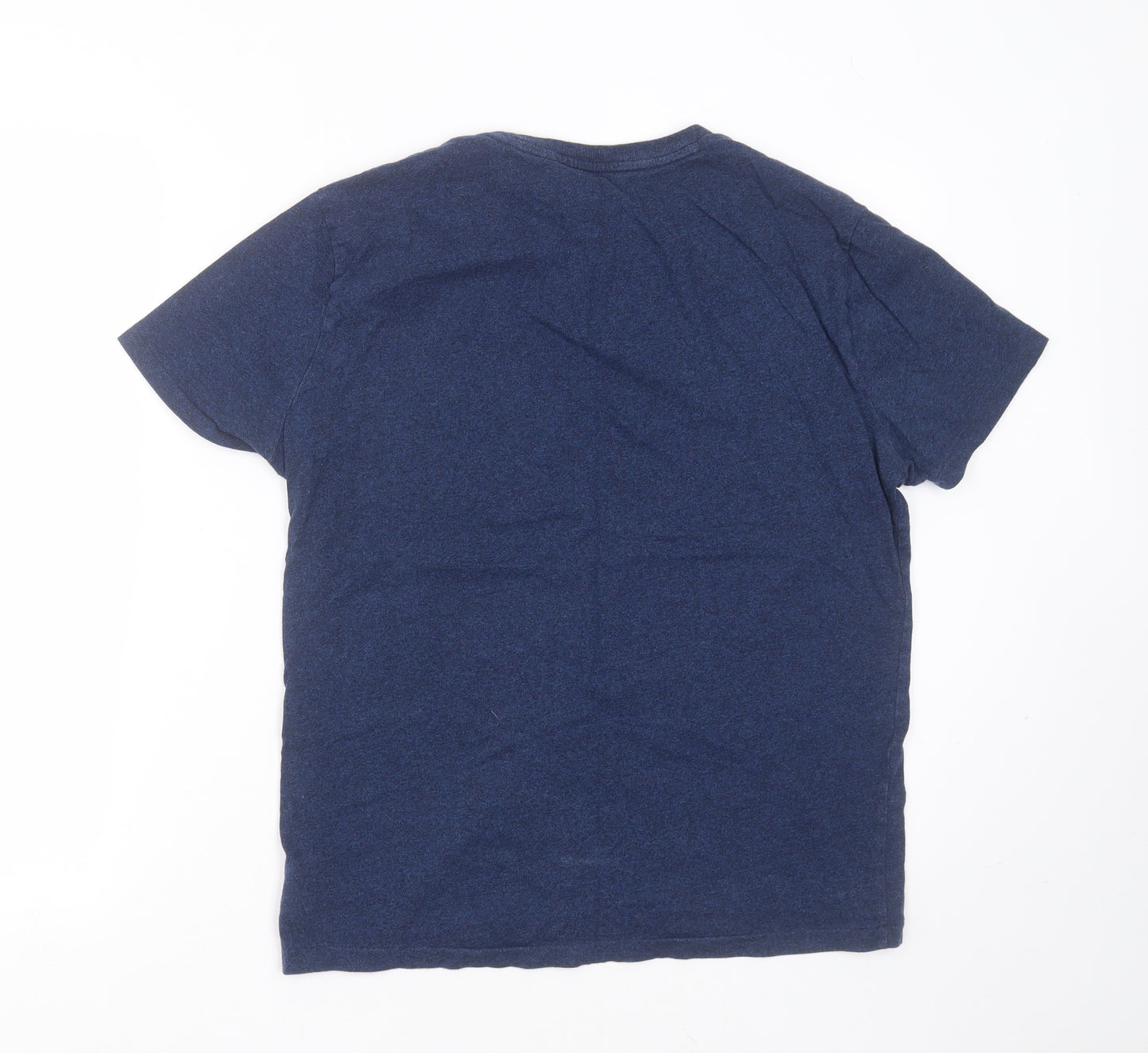 Polo Ralph Lauren Mens Blue  Cotton  T-Shirt Size M Round Neck