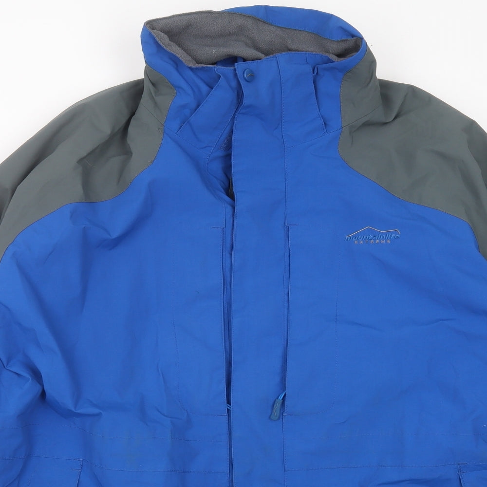 Mountain Life Mens Blue   Jacket  Size L  Zip