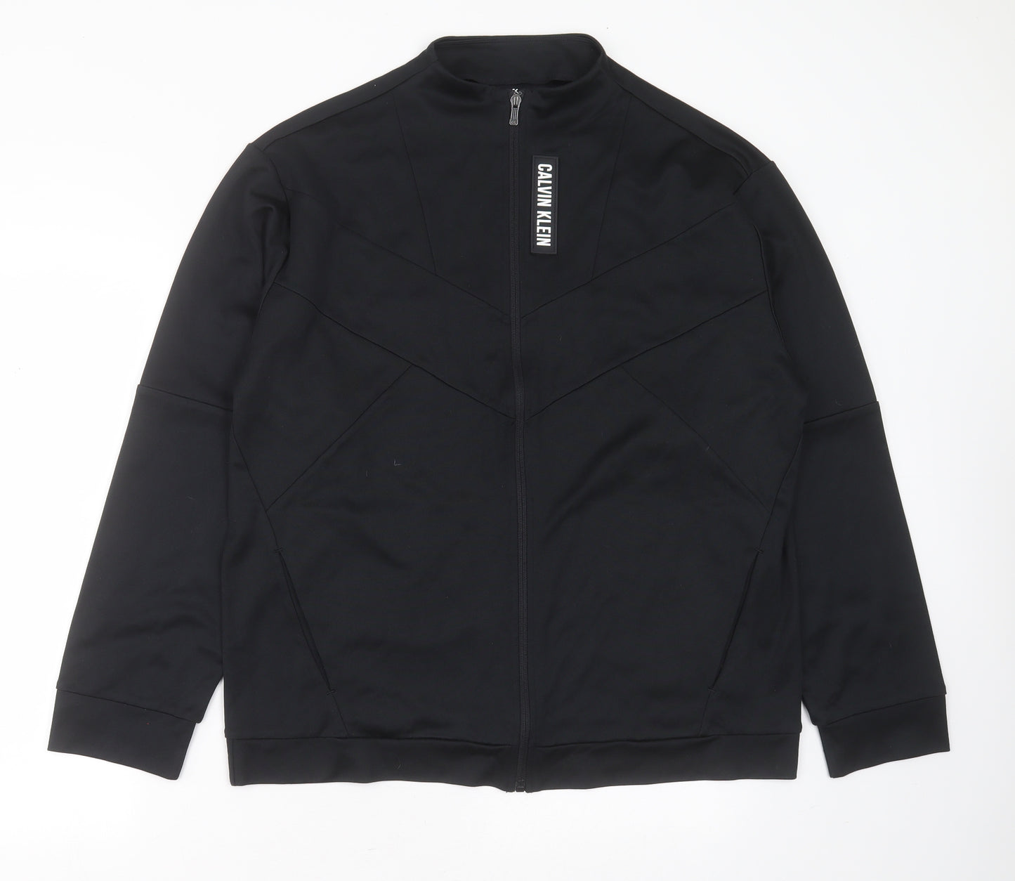 Calvin Klein Mens Black   Jacket  Size L  Zip - Track Top