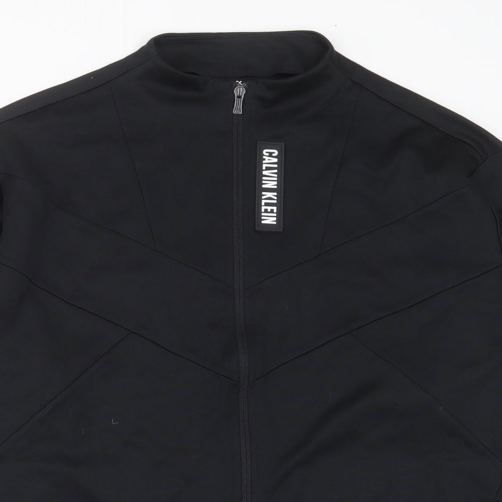 Calvin Klein Mens Black   Jacket  Size L  Zip - Track Top