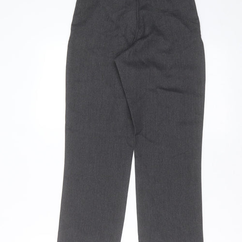 George Boys Grey  Polyester  Trousers Size 9-10 Years  Regular Zip - school