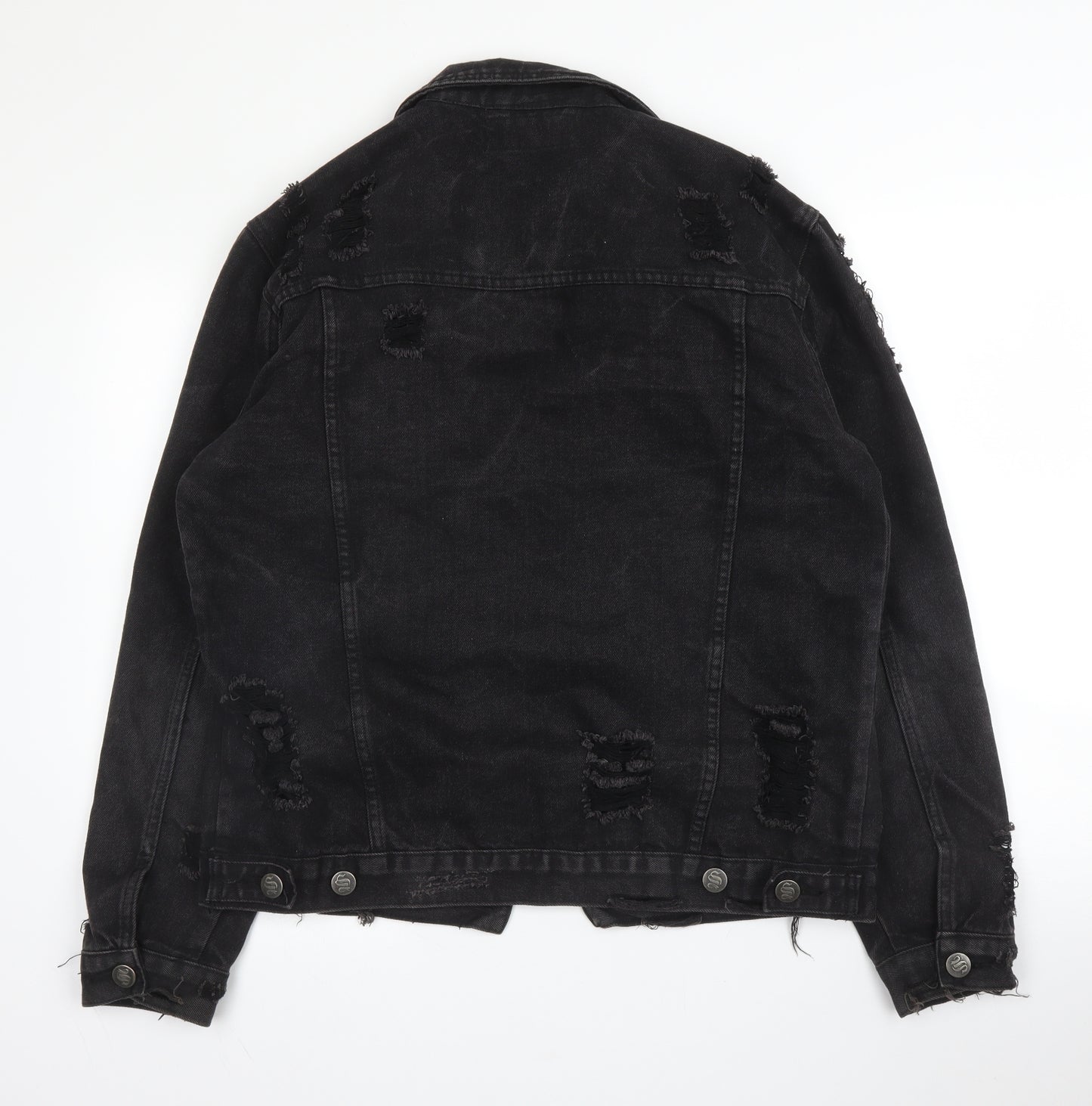 Sinners Attire Mens Black   Jacket  Size M  Button