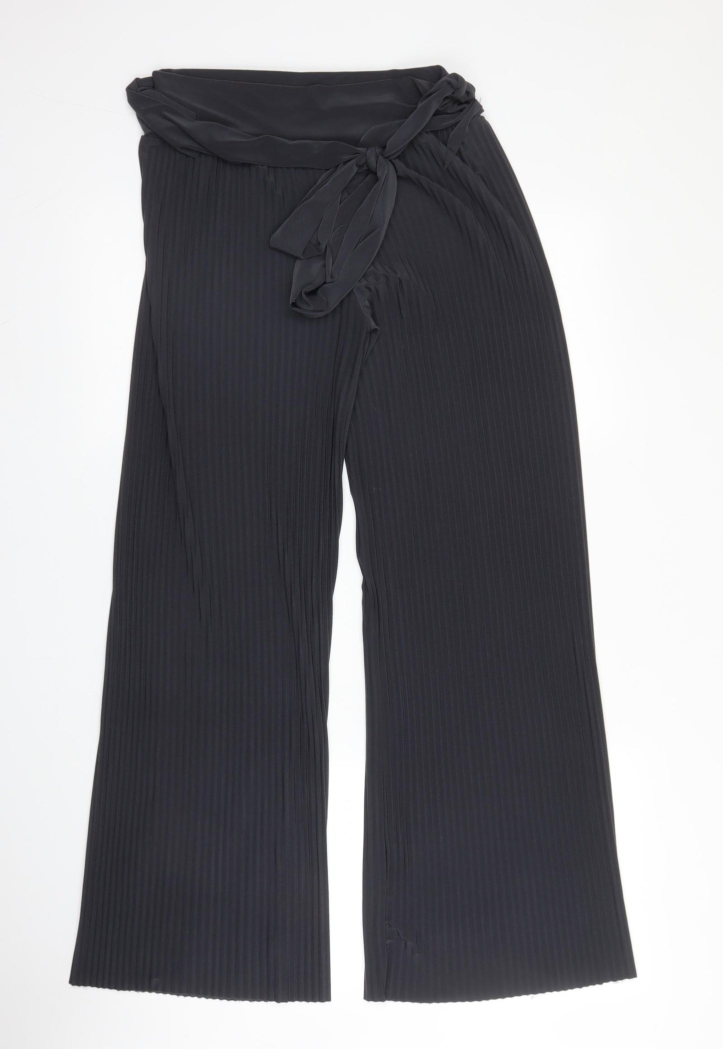 Preworn Womens Grey  Polyester Trousers  Size M L28 in Regular