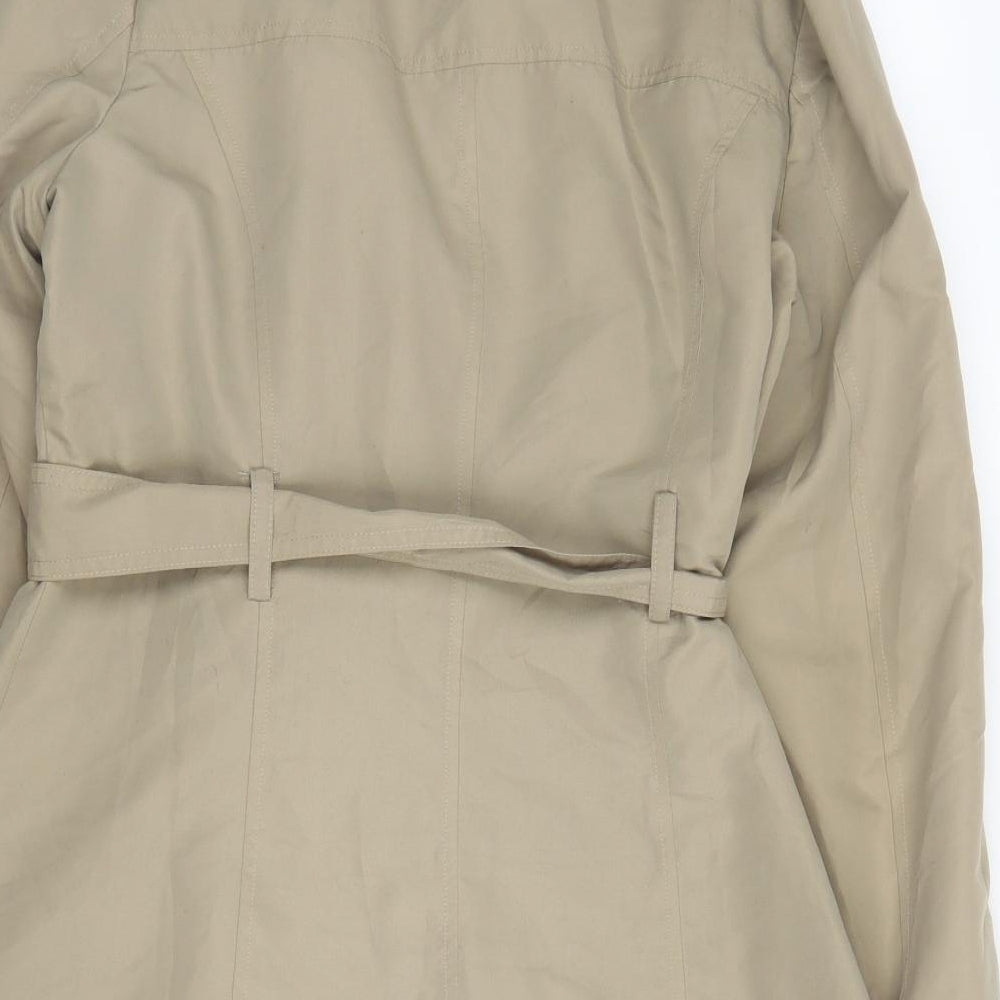 Primark Womens Beige   Trench Coat Coat Size 10  Button