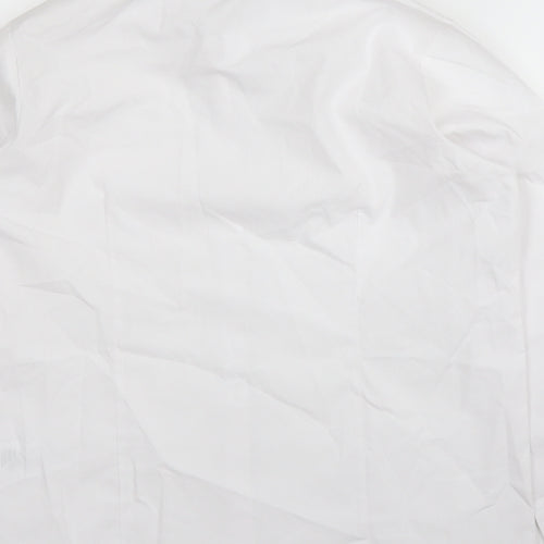 George Boys White  Cotton Basic Button-Up Size 11 Years Collared Button