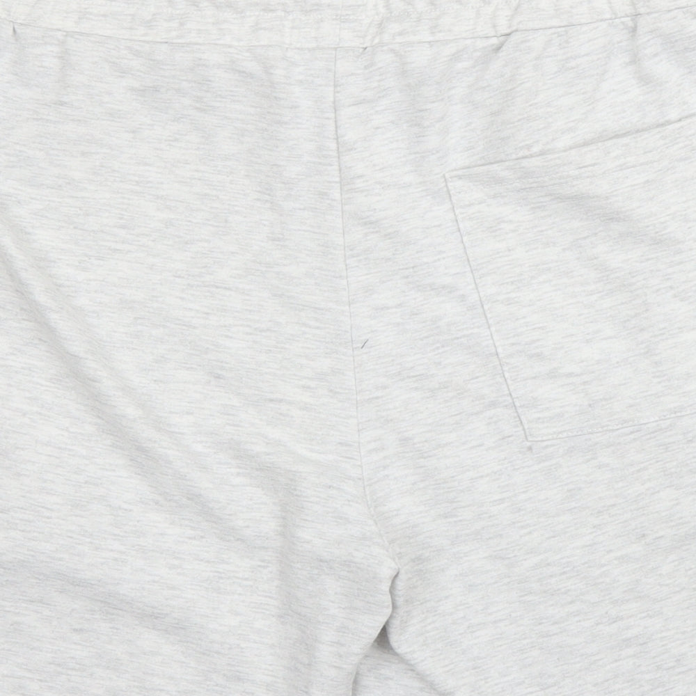 SheIn Mens Grey  Cotton Sweat Shorts Size S  Regular Drawstring