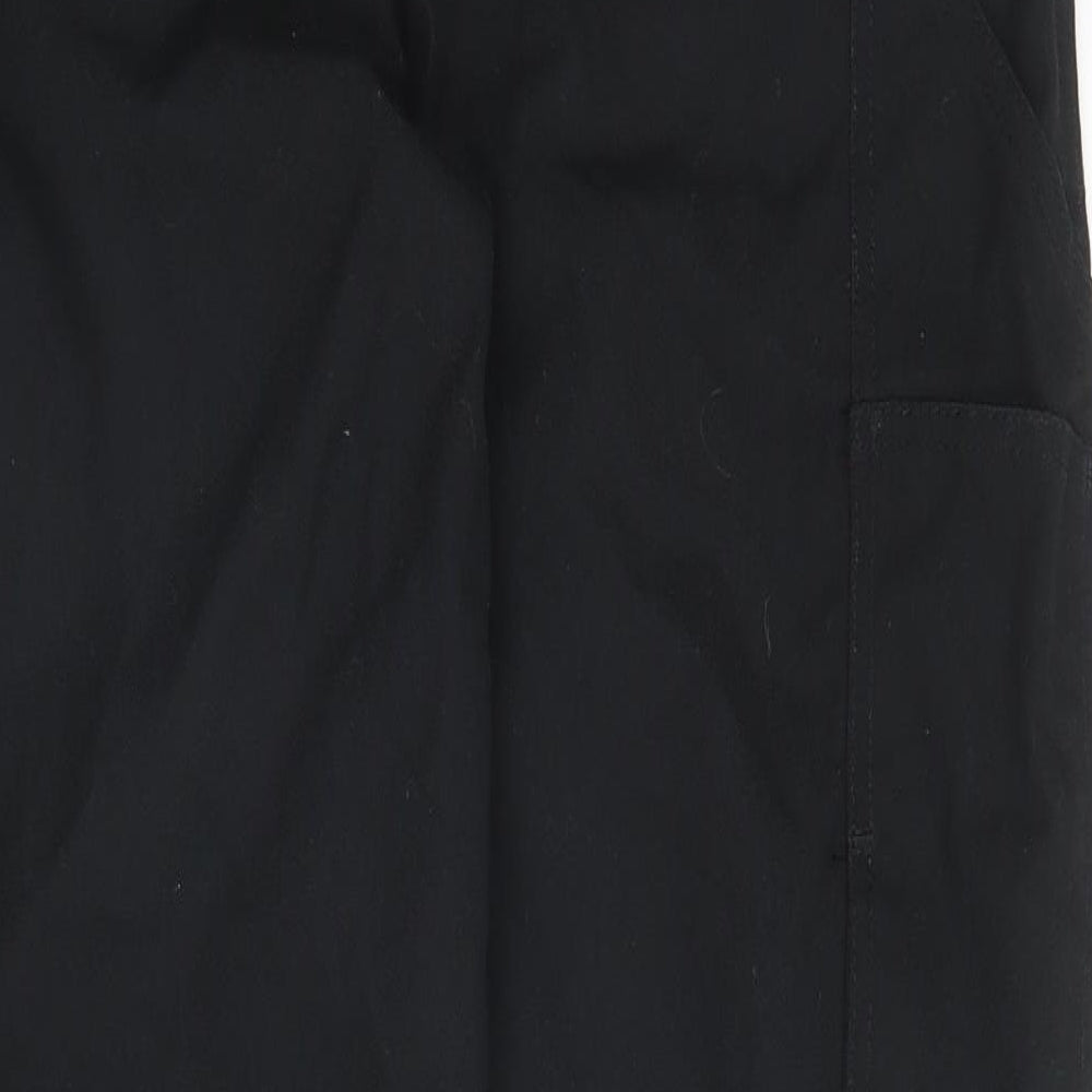 Dickies Mens Black  Cotton Carpenter Trousers Size 32 in L31 in Regular Zip