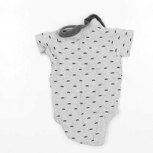 George Boys Grey  Cotton Leotard One-Piece Size 6-9 Months