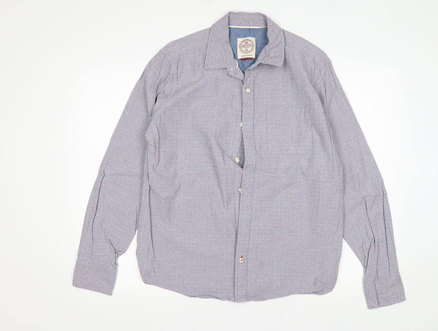 Fat Face Mens Multicoloured Floral Cotton  Button-Up Size M Collared