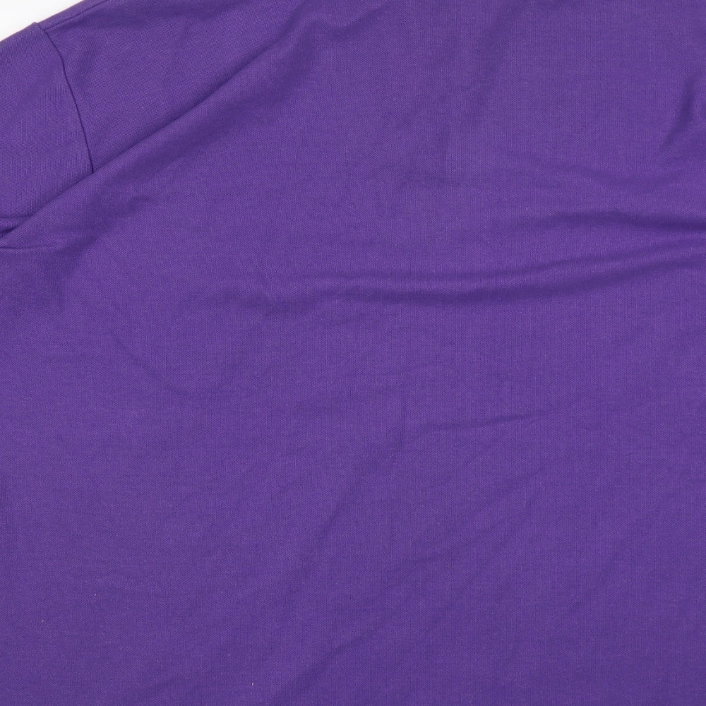 Slazenger Mens Purple  Polyester  Polo Size 4XL Collared