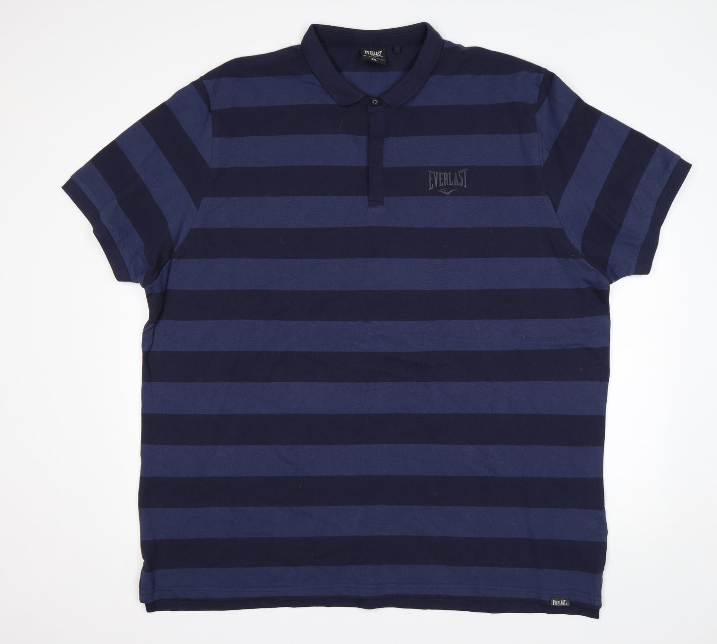Everlast Mens Multicoloured Striped Cotton  Polo Size 4XL Collared