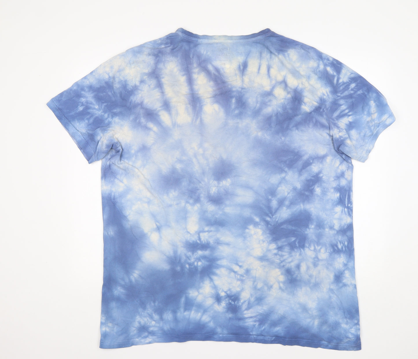 George Mens Blue  Cotton  T-Shirt Size 2XL Round Neck
