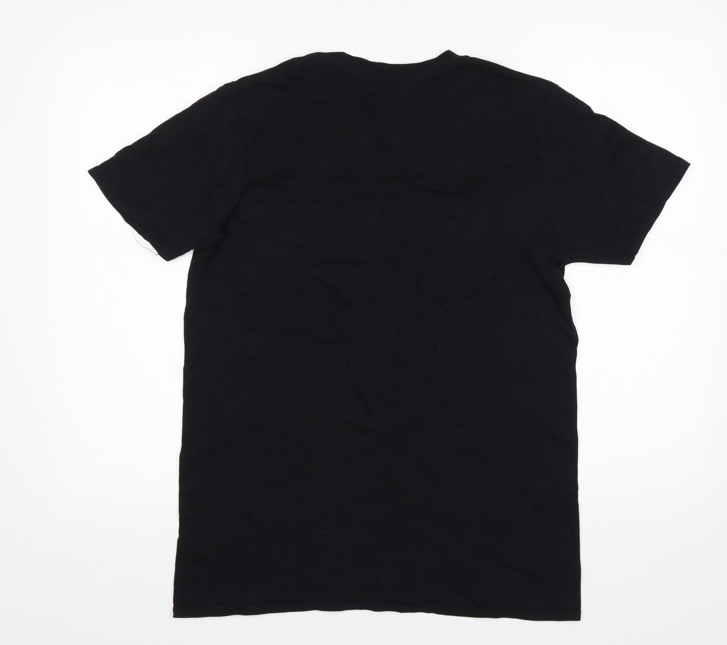 Gildan Mens Black  Cotton  T-Shirt Size M Round Neck  - The Dadalorian
