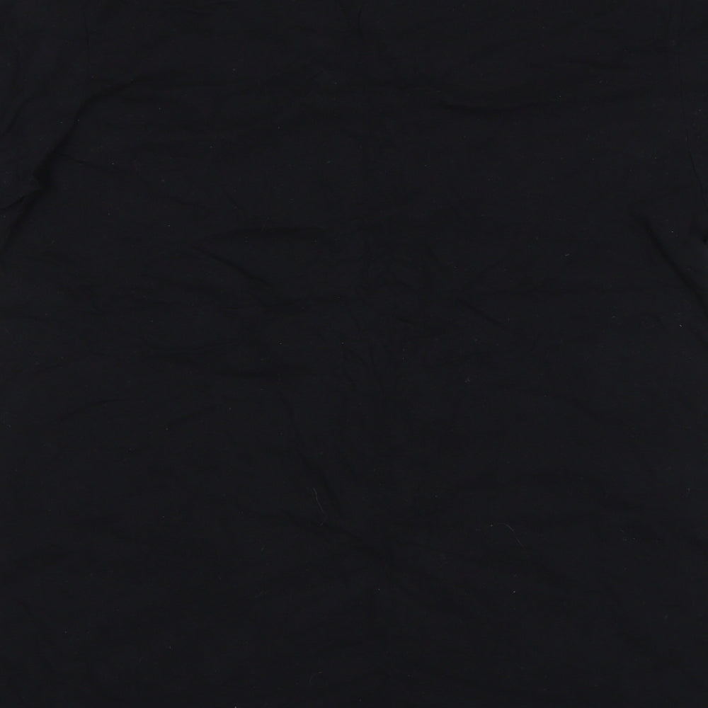 Gildan Mens Black  Cotton  T-Shirt Size M Round Neck  - The Dadalorian