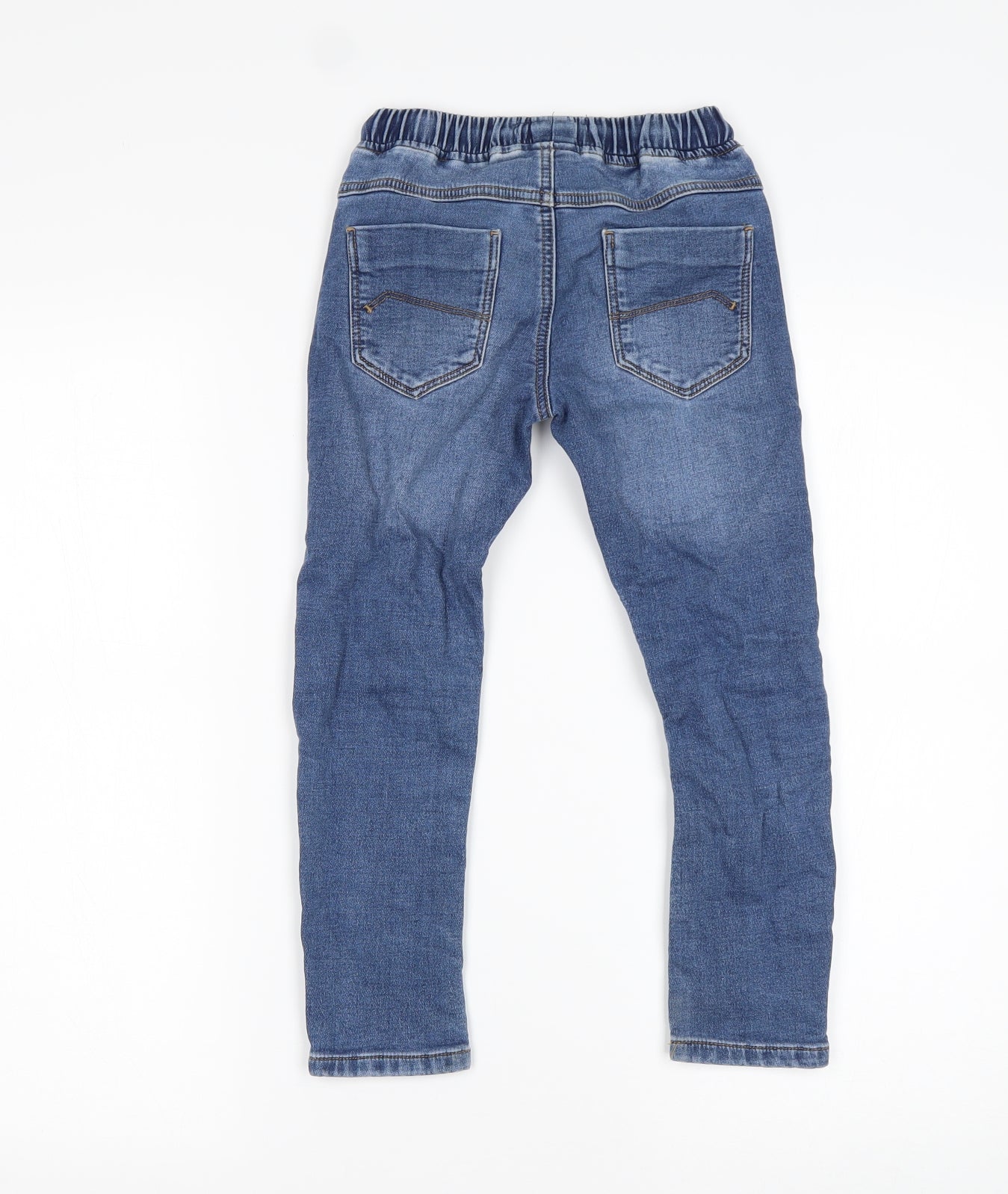 NEXT Boys Blue  Cotton Skinny Jeans Size 5-6 Years  Regular