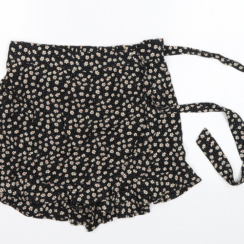Primark Womens Multicoloured Floral Viscose Mini Skort Size 12
