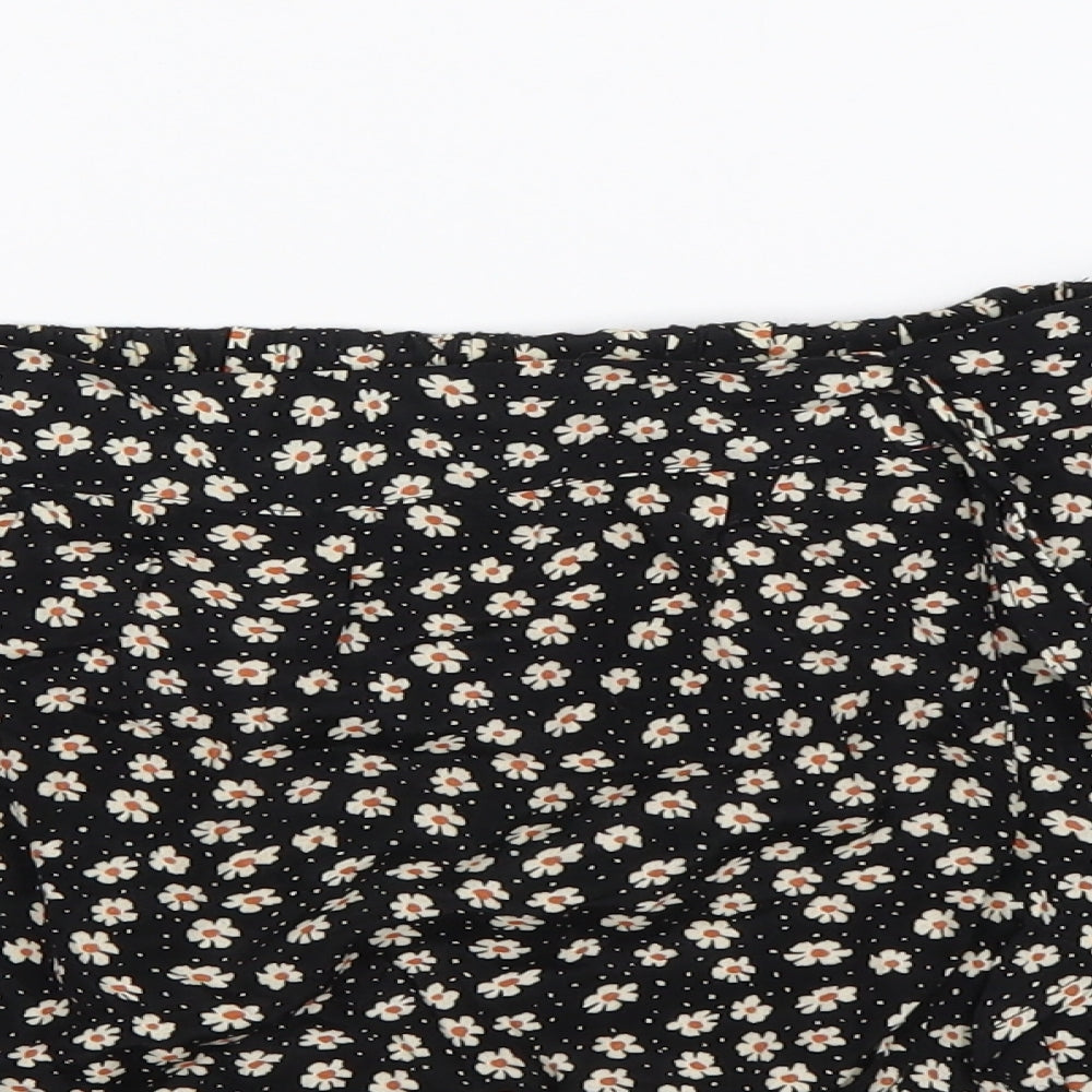Primark Womens Multicoloured Floral Viscose Mini Skort Size 12
